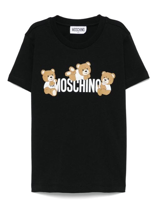 T-shirt bambino maniche corte MOSCHINO KID-TEEN | HUM059LAA2360100